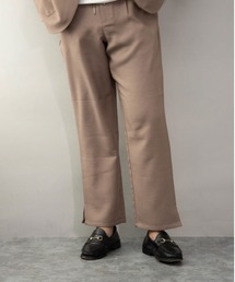 ARCHIVER（アーカイバ）の「【Sa】【it】フェイクリネン 裾スリット 1タック イージーパンツ（スラックス）」