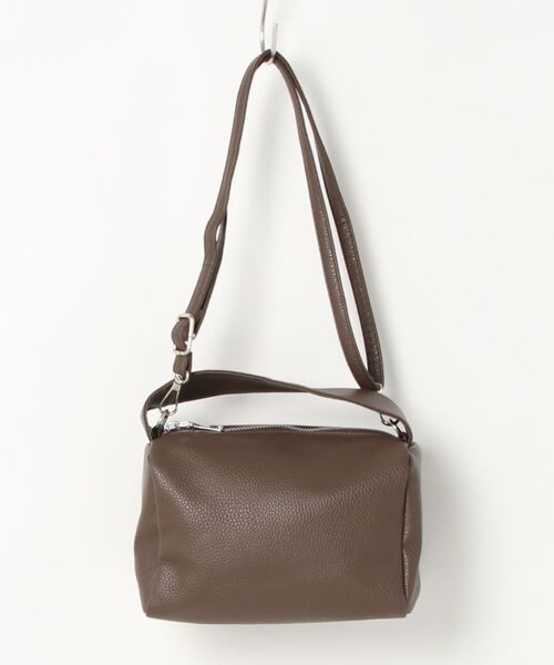 KOBE LETTUCE（コウベレタス）の「長財布も入るショルダー付き2wayワンハンドルバッグ（ショルダーバッグ・レディース・ブラック/ベージュ/パープル/グリーン/マスタード/ホワイト系その他/ホワイト/ミント/ピンク/ダークグリーン/ダークブラウン/グレー・FREE）」の6枚目の写真