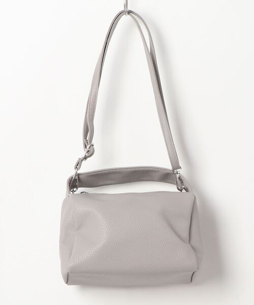 KOBE LETTUCE（コウベレタス）の「長財布も入るショルダー付き2wayワンハンドルバッグ（ショルダーバッグ・レディース・ブラック/ベージュ/パープル/グリーン/マスタード/ホワイト系その他/ホワイト/ミント/ピンク/ダークグリーン/ダークブラウン/グレー・FREE）」の5枚目の写真