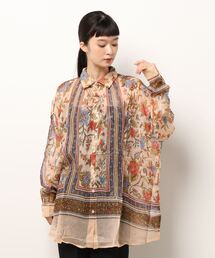 MADEMOISELLE ROPE' | 【MES DEMOISELLE】ボリュームシアーシャツ(シャツ/ブラウス)