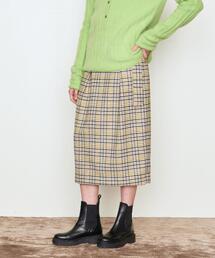 AEWEN MATOPH | ＜AEWEN MATOPH（イウエン マトフ）＞ハウンドトゥース チェック スカート(スカート)