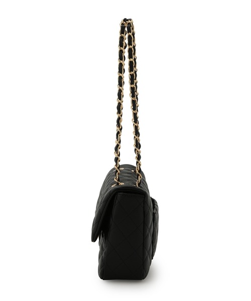 美品◇HUGO BOSS◇2WAY キルティング チェーン ショルダーバッグ 黒