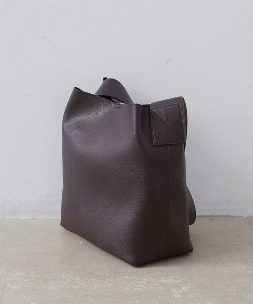 【EFOLE】フェイクレザーワイドベルトショルダーバッグ【再入荷】