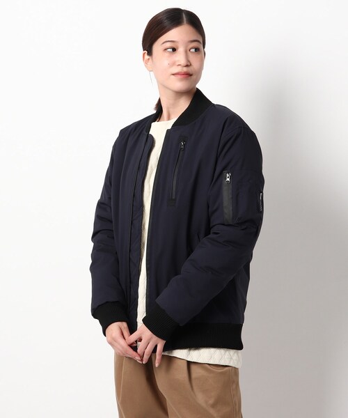 セール 中綿 Ma 1 防風ストレッチ Ma 1風 ショートリブブルゾン ブルゾン Basecontrol ベースコントロール のファッション通販 Zozotown