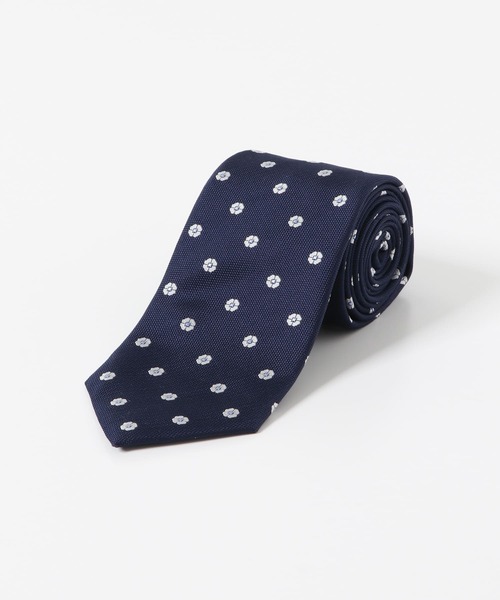 URBAN RESEARCH DOORS（アーバンリサーチドアーズ）の「LIFE STYLE TAILOR　22SS国内タイ小紋1（ネクタイ・メンズ・ネイビー/グリーン/ブラウン・FREE）」の3枚目の写真