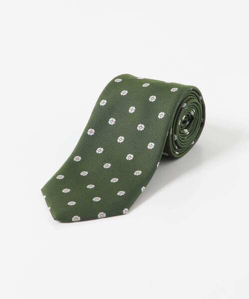 URBAN RESEARCH DOORS（アーバンリサーチドアーズ）の「LIFE STYLE TAILOR　22SS国内タイ小紋1（ネクタイ・メンズ・ネイビー/グリーン/ブラウン・FREE）」の9枚目の写真