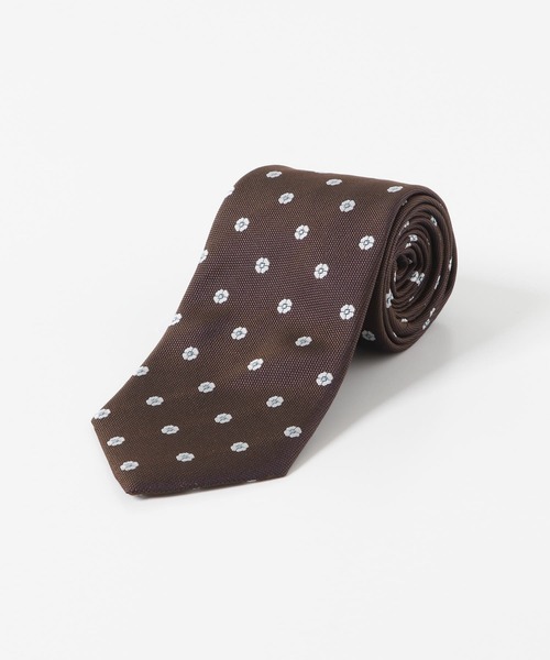 URBAN RESEARCH DOORS（アーバンリサーチドアーズ）の「LIFE STYLE TAILOR　22SS国内タイ小紋1（ネクタイ・メンズ・ネイビー/グリーン/ブラウン・FREE）」の8枚目の写真