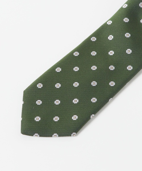 URBAN RESEARCH DOORS（アーバンリサーチドアーズ）の「LIFE STYLE TAILOR　22SS国内タイ小紋1（ネクタイ・メンズ・ネイビー/グリーン/ブラウン・FREE）」の5枚目の写真