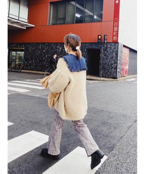 JUMELLE（ジュメロ）の「ダマスク柄カットパンツ（その他パンツ・レディース・ピンク/グレー・MEDIUM/SMALL）」の11枚目の写真