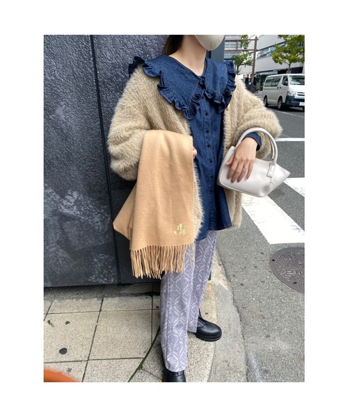 JUMELLE（ジュメロ）の「ダマスク柄カットパンツ（その他パンツ・レディース・ピンク/グレー・MEDIUM/SMALL）」の12枚目の写真