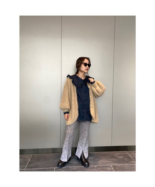 JUMELLE（ジュメロ）の「ダマスク柄カットパンツ（その他パンツ・レディース・ピンク/グレー・MEDIUM/SMALL）」の13枚目の写真