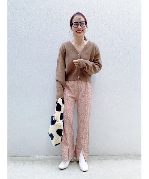 JUMELLE（ジュメロ）の「ダマスク柄カットパンツ（その他パンツ・レディース・ピンク/グレー・MEDIUM/SMALL）」の20枚目の写真