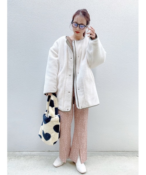 JUMELLE（ジュメロ）の「ダマスク柄カットパンツ（その他パンツ・レディース・ピンク/グレー・MEDIUM/SMALL）」の17枚目の写真