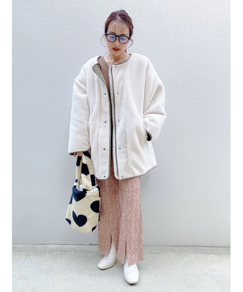 JUMELLE（ジュメロ）の「ダマスク柄カットパンツ（その他パンツ・レディース・ピンク/グレー・MEDIUM/SMALL）」の15枚目の写真