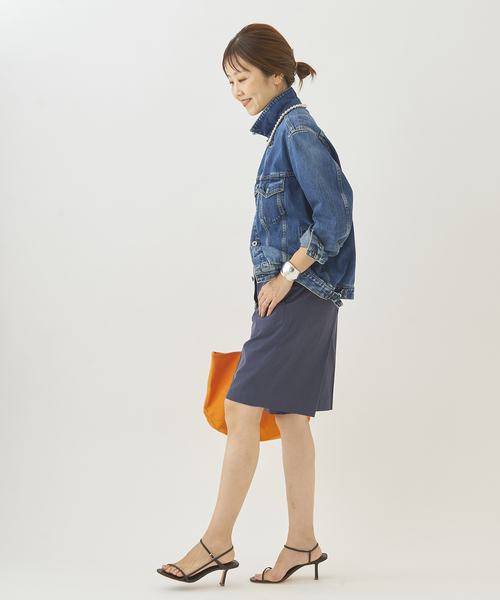 plage(プラージュ)の「Nidom bio short スラックス◆(その他パンツ・レディース・キャメル/ダークブルー/ブラック・38/36)」の22枚目の写真