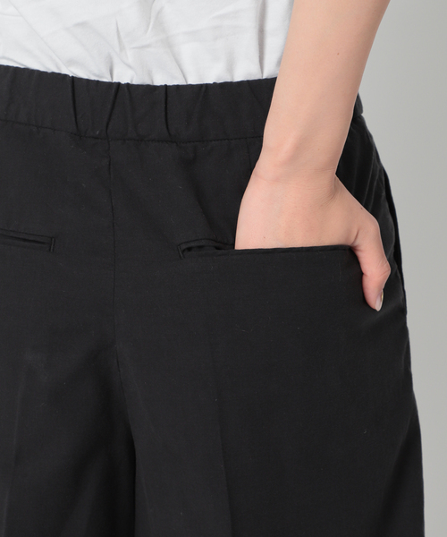 plage(プラージュ)の「Nidom bio short スラックス◆(その他パンツ・レディース・キャメル/ダークブルー/ブラック・38/36)」の14枚目の写真