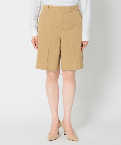 plage(プラージュ)の「Nidom bio short スラックス◆(その他パンツ・レディース・キャメル/ダークブルー/ブラック・38/36)」の5枚目の写真