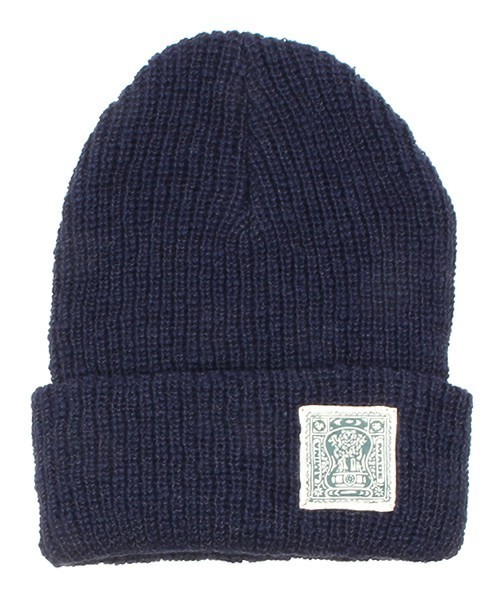 チャイハネ（チャイハネ）の「【チャイハネ】シンプルニットキャップ（ニットキャップ/ビーニー・レディース・パープル/グリーン/イエロー/ネイビー/レッド/ベージュ/ブラック/ターコイズブルー/オレンジ・FREE）」の4枚目の写真