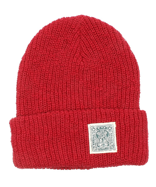 チャイハネ（チャイハネ）の「【チャイハネ】シンプルニットキャップ（ニットキャップ/ビーニー・レディース・パープル/グリーン/イエロー/ネイビー/レッド/ベージュ/ブラック/ターコイズブルー/オレンジ・FREE）」の8枚目の写真