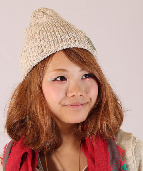 チャイハネ（チャイハネ）の「【チャイハネ】シンプルニットキャップ（ニットキャップ/ビーニー・レディース・パープル/グリーン/イエロー/ネイビー/レッド/ベージュ/ブラック/ターコイズブルー/オレンジ・FREE）」の20枚目の写真