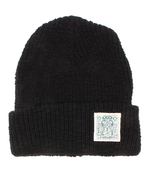 チャイハネ（チャイハネ）の「【チャイハネ】シンプルニットキャップ（ニットキャップ/ビーニー・レディース・パープル/グリーン/イエロー/ネイビー/レッド/ベージュ/ブラック/ターコイズブルー/オレンジ・FREE）」の10枚目の写真