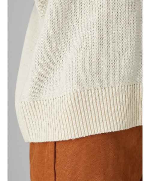 Petit fleur（プチフルール）の「・Petit Fleur 2wayパターンニット＊（ニット/セーター・レディース・ブラック/ベージュ/アイボリー/ボルドー・FREE）」の12枚目の写真