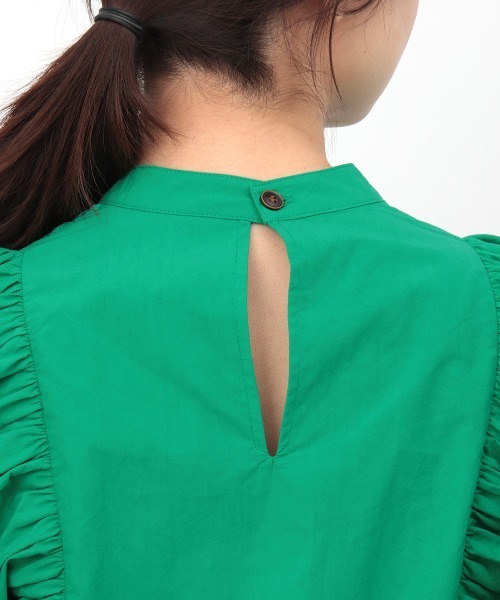 チチカカ（チチカカ）の「コットンｘレースプルオーバー（シャツ/ブラウス・レディース・ホワイト/ピンク/グリーン・FREE）」の15枚目の写真