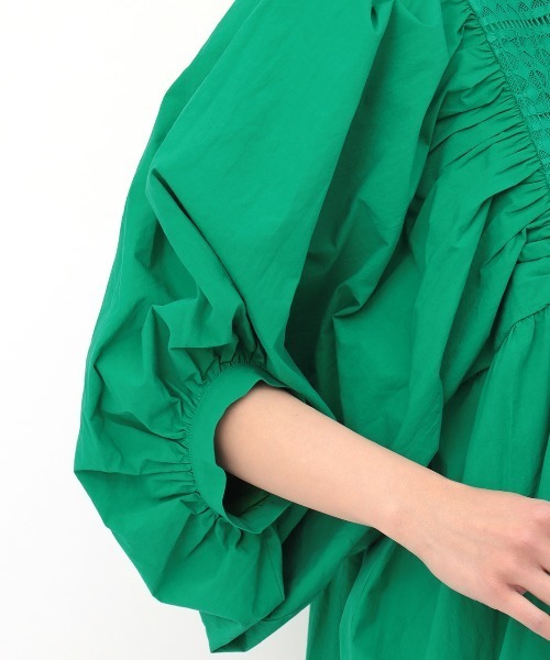 チチカカ（チチカカ）の「コットンｘレースプルオーバー（シャツ/ブラウス・レディース・ホワイト/ピンク/グリーン・FREE）」の16枚目の写真