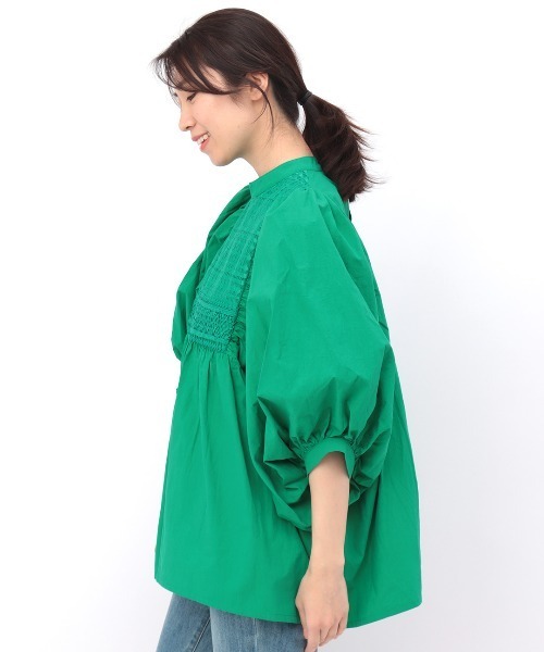 チチカカ（チチカカ）の「コットンｘレースプルオーバー（シャツ/ブラウス・レディース・ホワイト/ピンク/グリーン・FREE）」の12枚目の写真