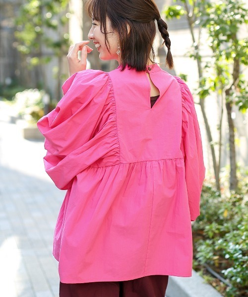 チチカカ（チチカカ）の「コットンｘレースプルオーバー（シャツ/ブラウス・レディース・ホワイト/ピンク/グリーン・FREE）」の7枚目の写真