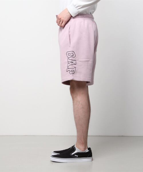 GAP（ギャップ）の「カーボナイズド フレンチテリー Gapロゴ ショートパンツ（その他パンツ・メンズ・オフホワイト/パープル系その他・S/M/L/XS/XXS/XL）」の9枚目の写真
