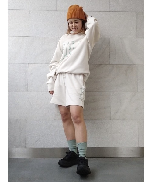 GAP（ギャップ）の「カーボナイズド フレンチテリー Gapロゴ ショートパンツ（その他パンツ・メンズ・オフホワイト/パープル系その他・S/M/L/XS/XXS/XL）」の11枚目の写真