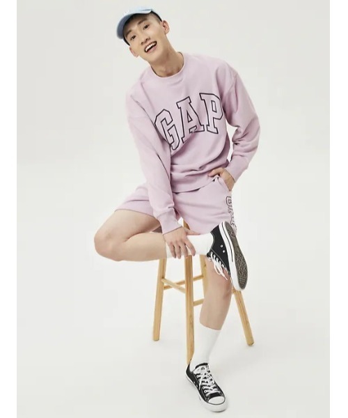 GAP（ギャップ）の「カーボナイズド フレンチテリー Gapロゴ ショートパンツ（その他パンツ・メンズ・オフホワイト/パープル系その他・S/M/L/XS/XXS/XL）」の20枚目の写真