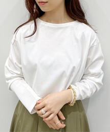 UNTITLED | スビンコットン プルオーバー【洗える】(Tシャツ/カットソー)