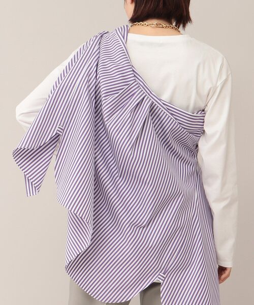 UNTITLED（アンタイトル）の「◆スビンコットン プルオーバー【洗える】（Tシャツ/カットソー・レディース・オフホワイト/ホワイト系5・02/44/48/00/04）」の11枚目の写真