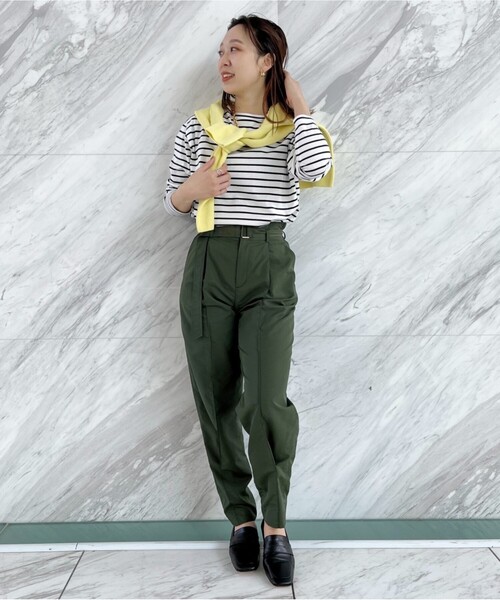 UNTITLED（アンタイトル）の「◆スビンコットン プルオーバー【洗える】（Tシャツ/カットソー・レディース・オフホワイト/ホワイト系5・02/44/48/00/04）」の21枚目の写真