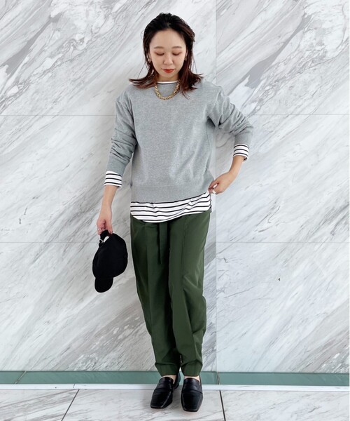 UNTITLED（アンタイトル）の「◆スビンコットン プルオーバー【洗える】（Tシャツ/カットソー・レディース・オフホワイト/ホワイト系5・02/44/48/00/04）」の22枚目の写真