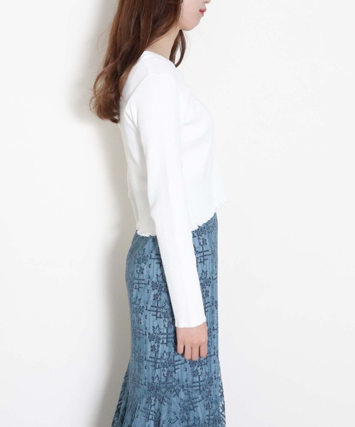 archives(アルシーヴ)の「【入荷禁止】2WAYリブカーディガン(ニット/セーター・レディース・イエロー/グリーン系その他/ピンク/オフホワイト/ブラック・MEDIUM)」の18枚目の写真