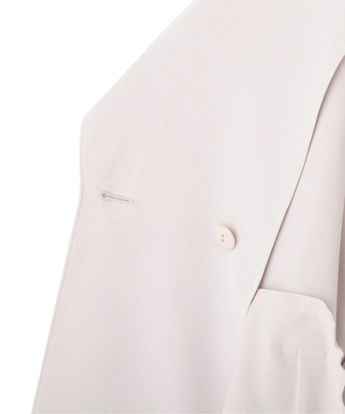 PROPORTION BODY DRESSING（プロポーションボディドレッシング）の「テーラーコート / 1212152102（ステンカラーコート・レディース・ピンク系その他/グレー/ベージュ・MEDIUM/SMALL）」の19枚目の写真