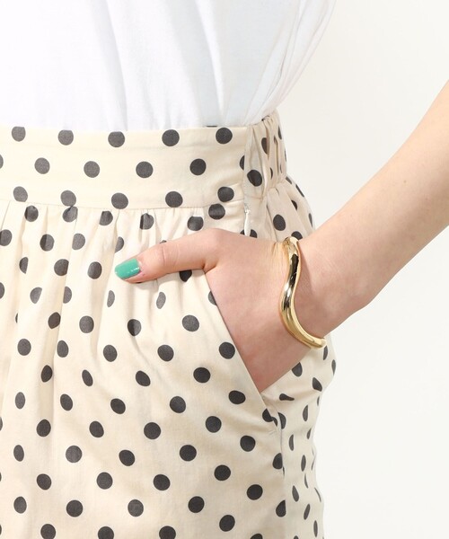 NOLLEY’S（ノーリーズ）の「◇【WEB限定】ドットスカート（スカート・レディース・ブラック系その他3/ベージュ系その他3・36/38）」の12枚目の写真