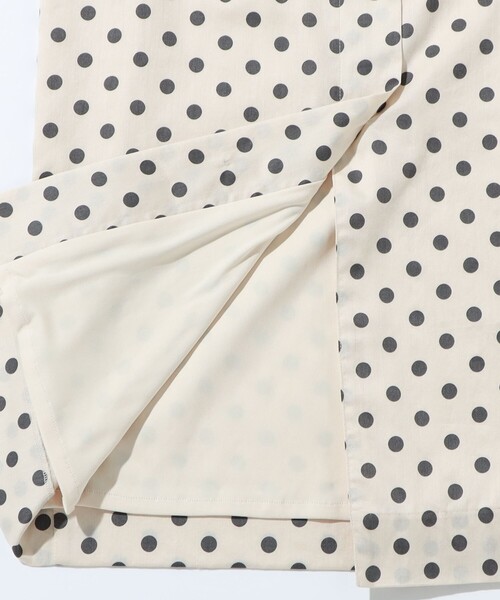NOLLEY’S（ノーリーズ）の「◇【WEB限定】ドットスカート（スカート・レディース・ブラック系その他3/ベージュ系その他3・36/38）」の9枚目の写真