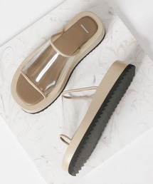 JEANASIS | クリアパイピングサンダル/271753(サンダル)