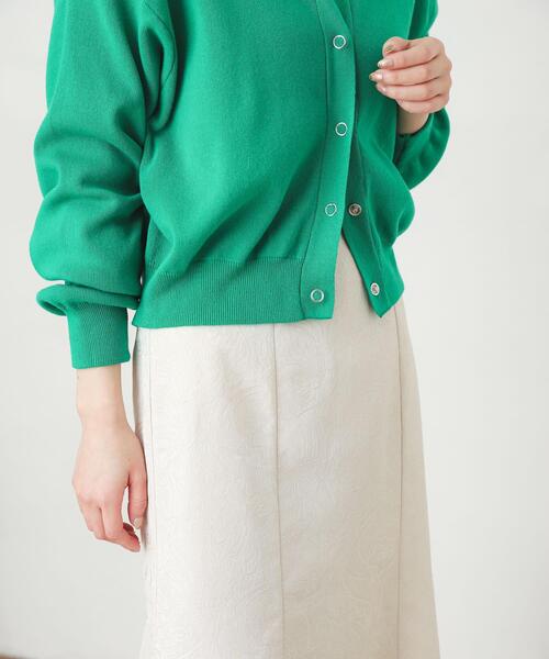 SENSE OF PLACE by URBAN RESEARCH（センスオブプレイスバイアーバンリサーチ）の「ジャガードマーメイドスカート（スカート・レディース・ミント/ベージュ/アイボリー・ONE）」の16枚目の写真