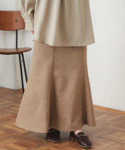 SENSE OF PLACE by URBAN RESEARCH（センスオブプレイスバイアーバンリサーチ）の「ジャガードマーメイドスカート（スカート・レディース・ミント/ベージュ/アイボリー・ONE）」の19枚目の写真