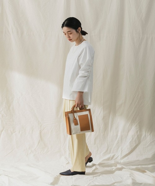 URBAN RESEARCH（アーバンリサーチ）の「ANABEL　ANABEL POCKET square（トートバッグ・レディース・オリーブ/キャメル・-）」の10枚目の写真