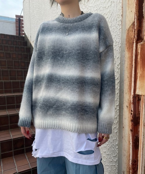 XU（エックスユー）の「【XU/エックスユー】damage sleeveless/ダメージスリーブレス タンクトップ 重ね着 レイヤード（タンクトップ・メンズ・ホワイト/ブラック・ONE SIZE）」の18枚目の写真