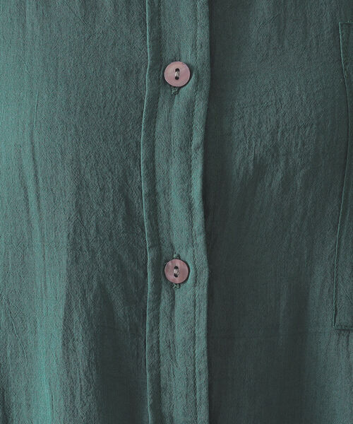 BEAMS LIGHTS(ビームスライツ)の「BEAMS LIGHTS / KHADI シャツ ワンピース(ワンピース・レディース・ホワイト/レッド系その他4/グリーン・ONE SIZE)」の20枚目の写真