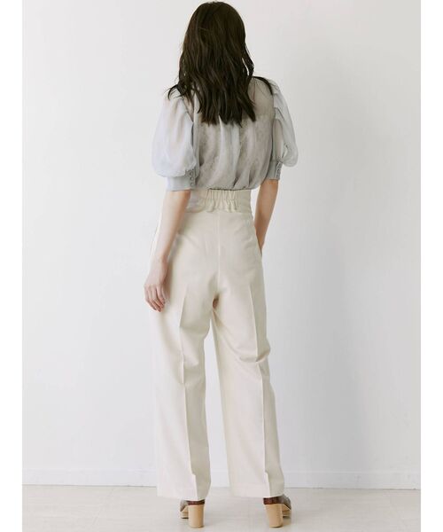 LAGUNAMOON（ラグナムーン）の「ハーフスリーブレースキャミシアーブラウス（シャツ/ブラウス・レディース・ライトブルー/モカ/ベージュ・FREE）」の11枚目の写真