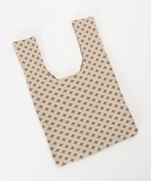 LBC（エルビーシー）の「SAJOU×LBC ニットトートバッグ（トートバッグ・レディース・グリーン/ベージュ・FREE）」の7枚目の写真