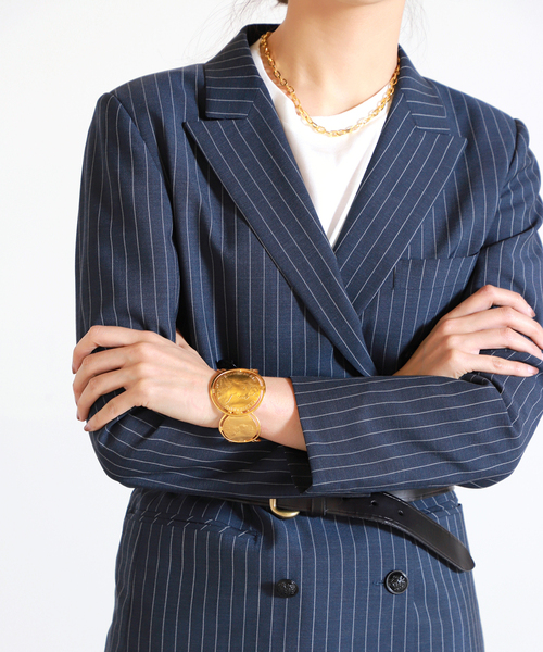 VERMEIL par iena（ヴェルメイユパーイエナ）の「【BEN AMUN/ベン アムン】 コインバングル◆（バングル/リストバンド・レディース・ゴールド・FREE）」の2枚目の写真